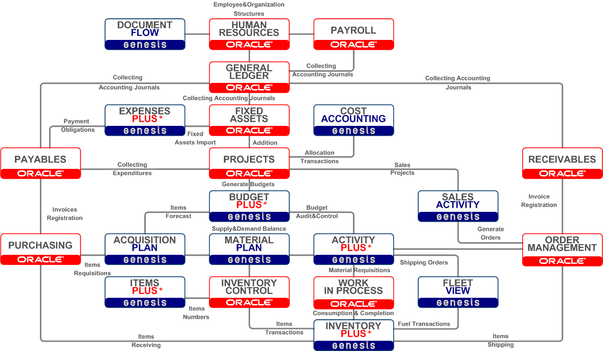 Genesis extensios to Oracle ERP